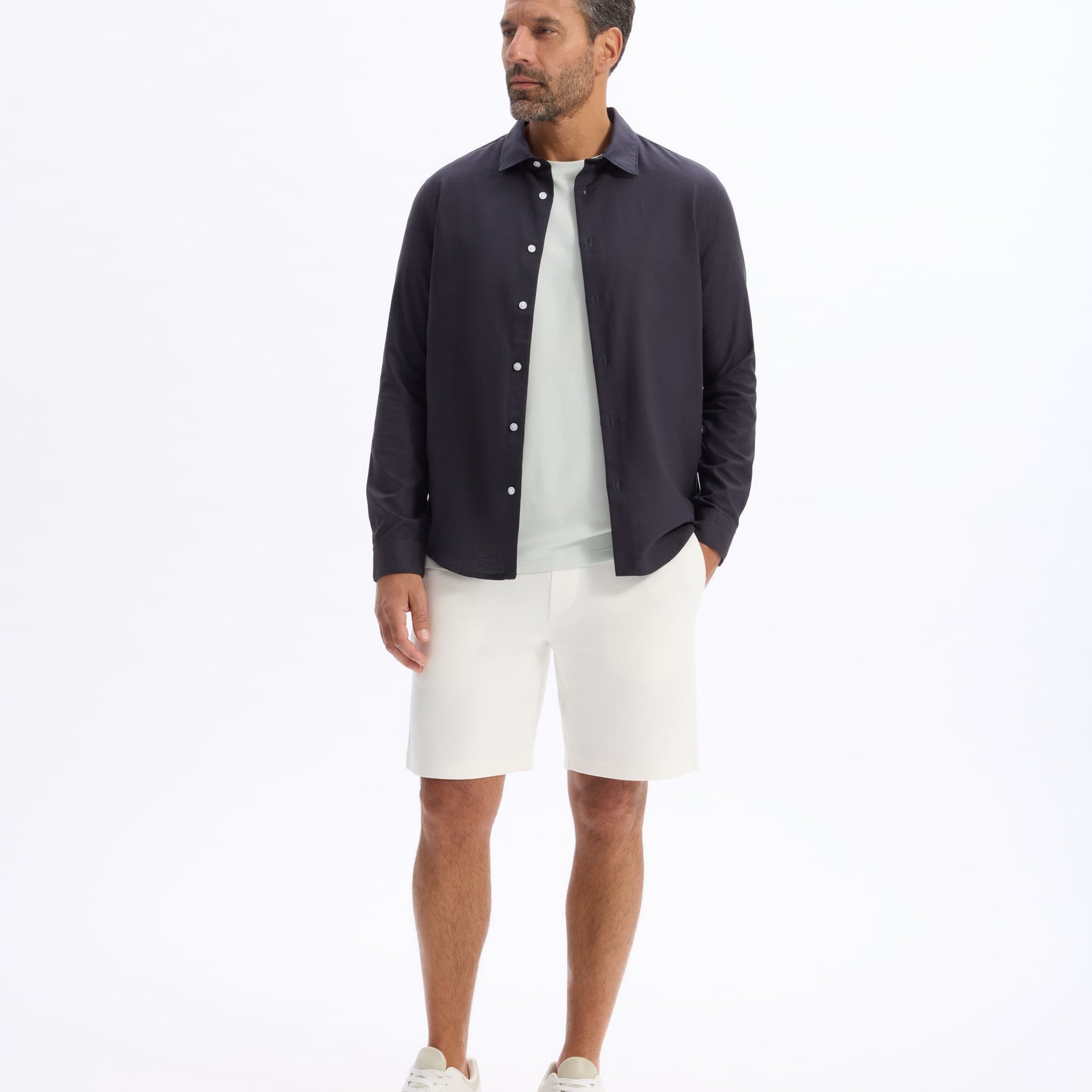 Lopone Off White Bermuda Celio