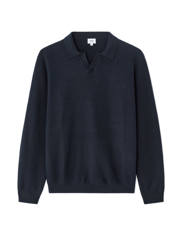 Lebirequin Navy Crew Neck Jumper