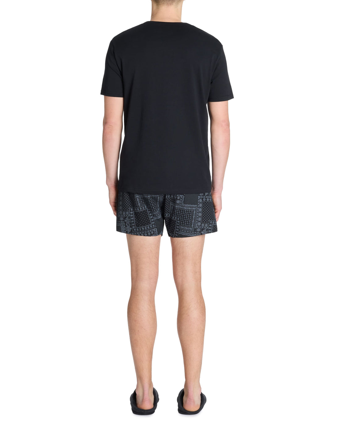 Lipychill Black Pyjama/Bathrobe/Slippers Celio
