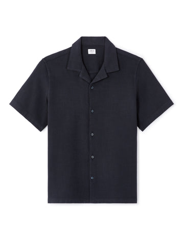 Larustic Navy Short Sleeves Shirt
