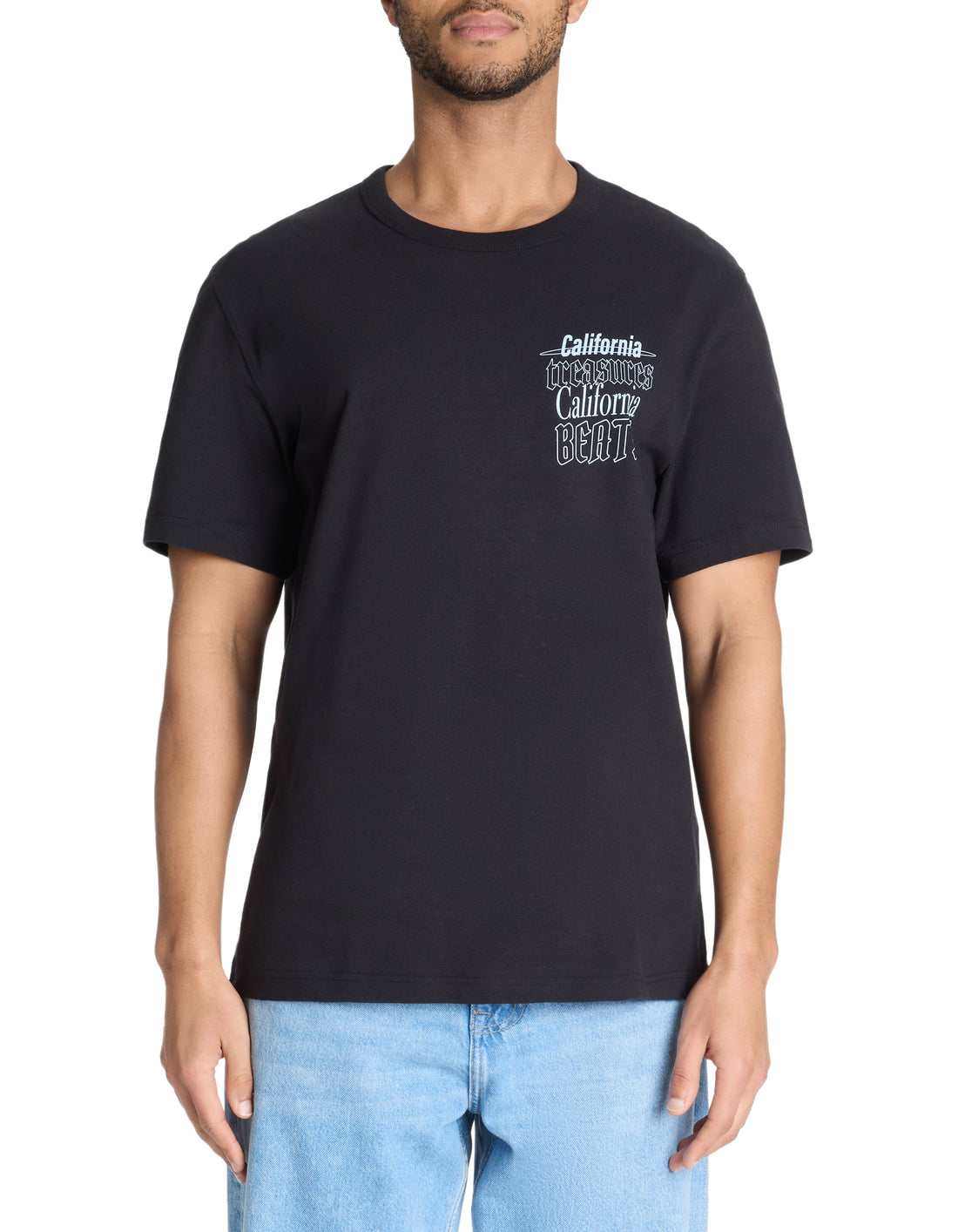 Letypo Black Short Sleeves Tshirt Celio