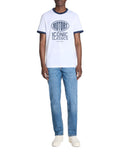 Leico Optical White Short Sleeves Tshirt Celio