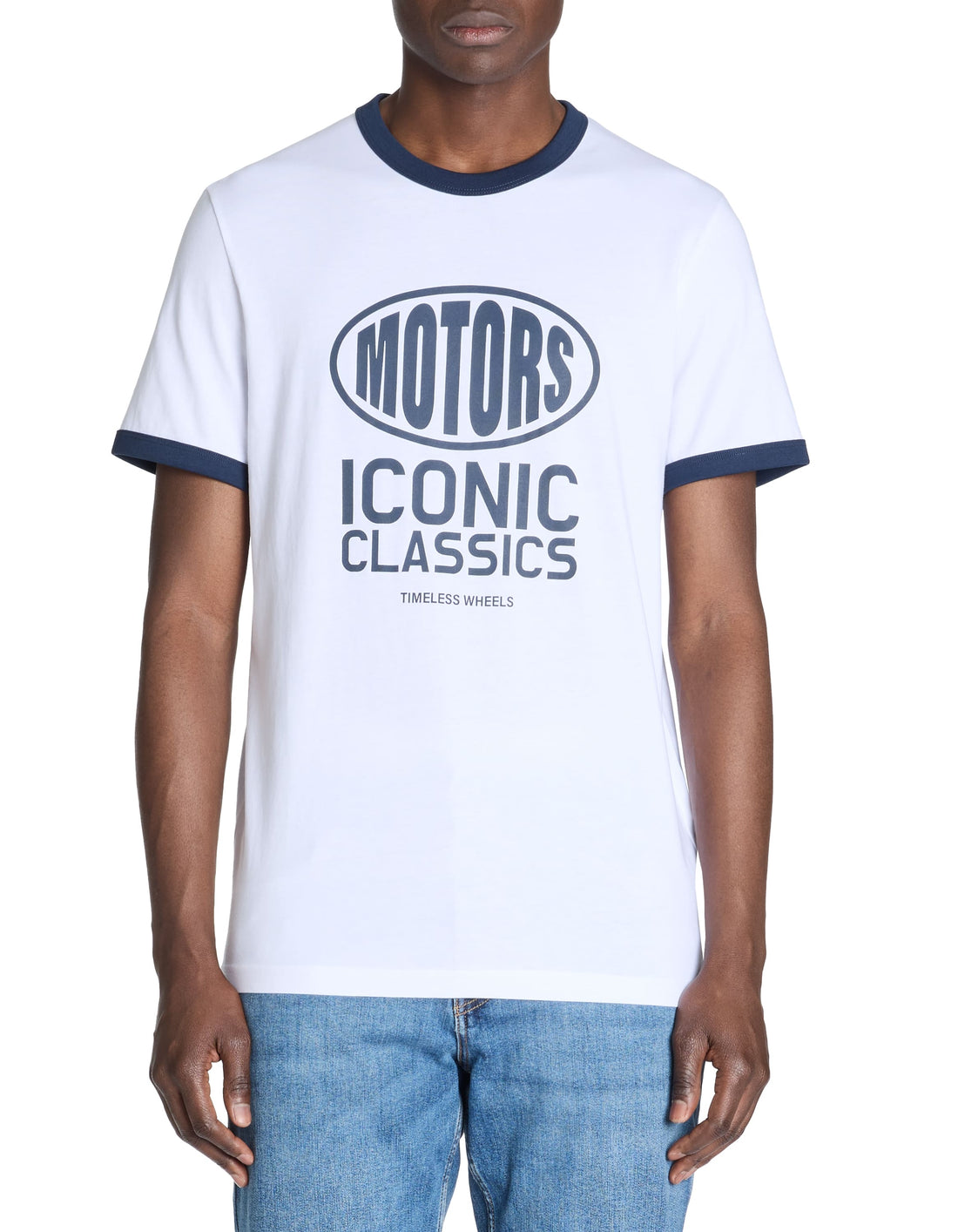 Leico Optical White Short Sleeves Tshirt Celio