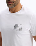 Lecoffee Optical White Short Sleeves Tshirt Celio