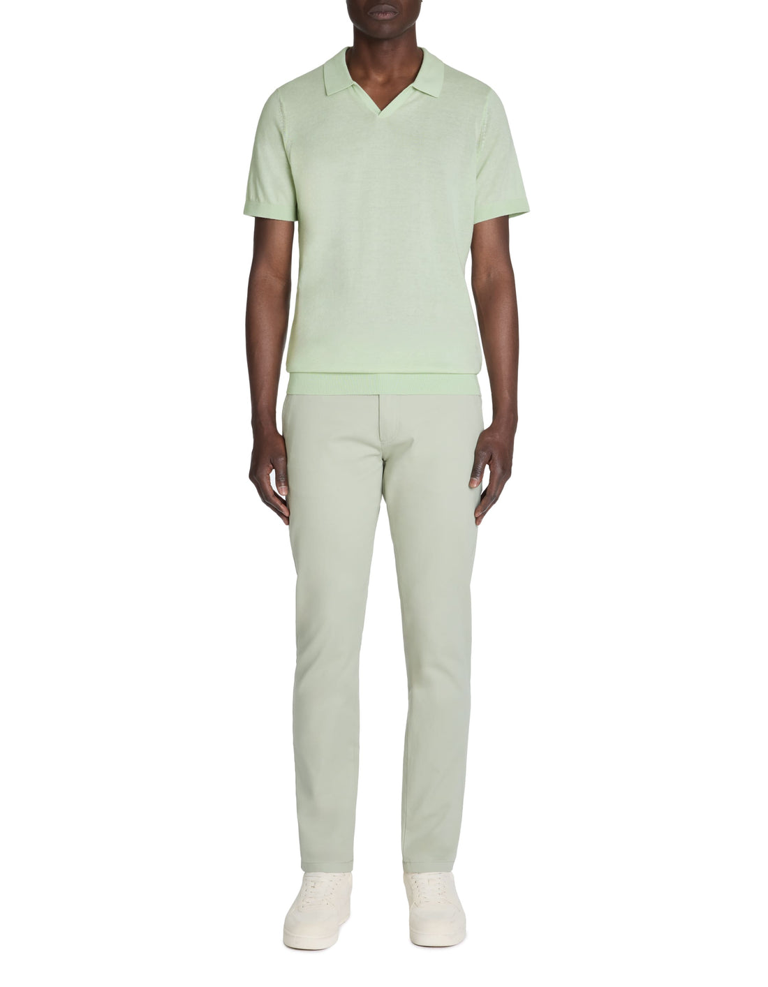 Lecesar Mineral Green Short Sleeves Polo Celio