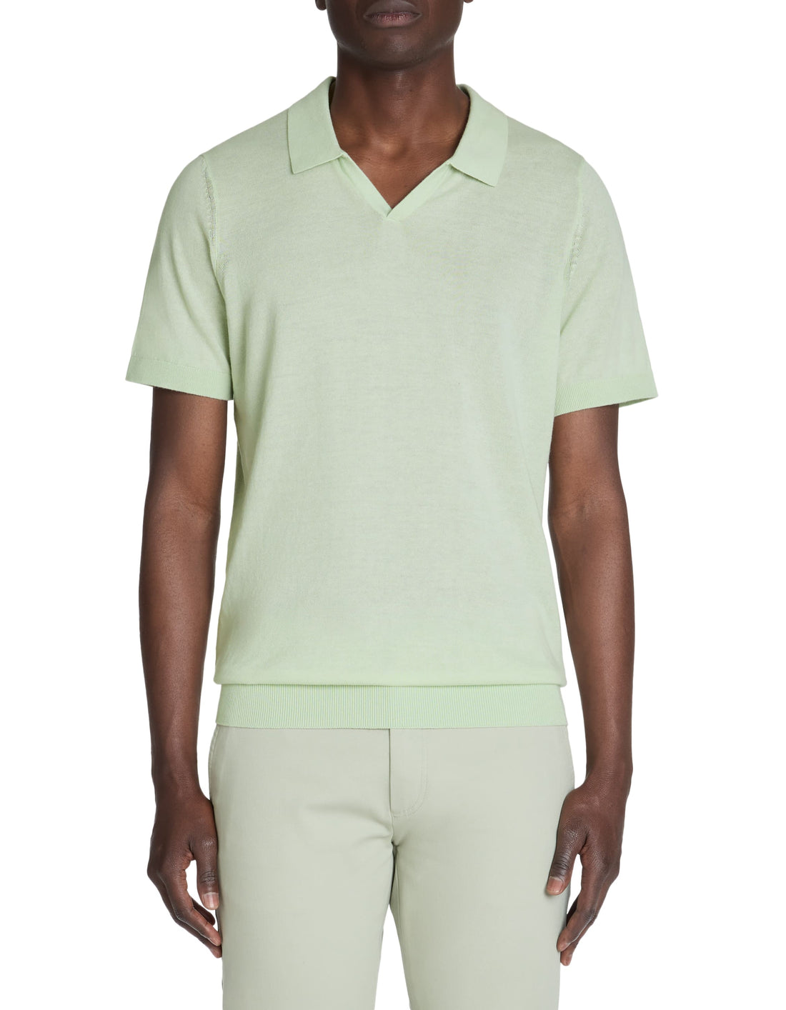 Lecesar Mineral Green Short Sleeves Polo Celio