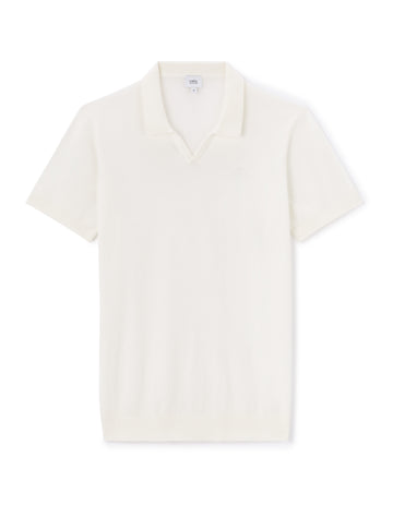 Lecesar Ecru Short Sleeves Polo