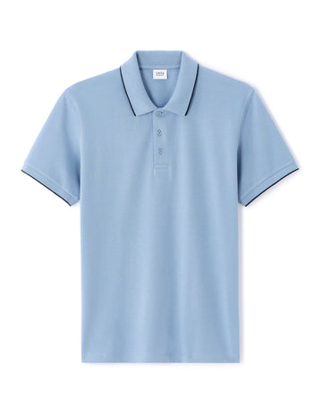 Letaim Light Blue Short Sleeves Polo