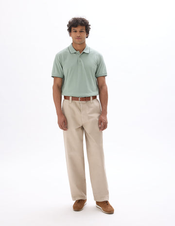 Letaim Sauge Short Sleeves Polo Celio