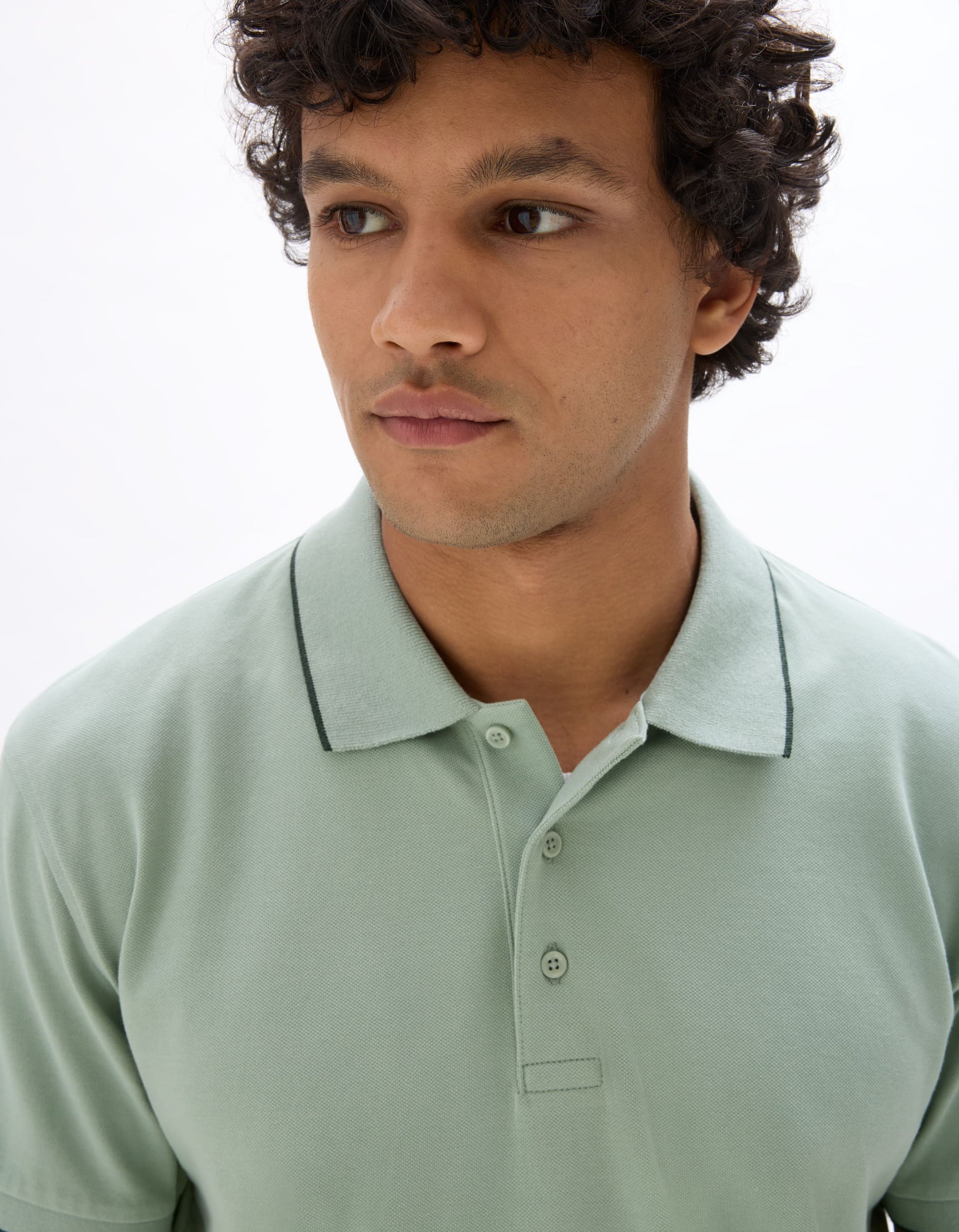 Letaim Sauge Short Sleeves Polo Celio