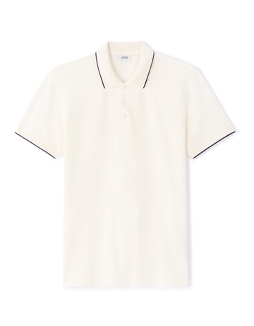Letaim Ecru Short Sleeves Polo