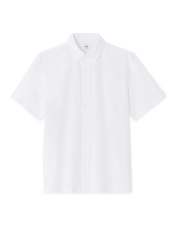 Macrink1 Optical White Short Sleeves Shirt