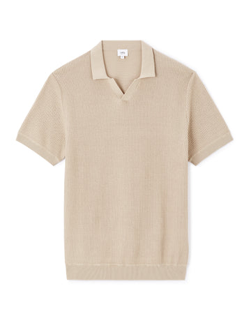 Leyasin Natural Short Sleeves Polo