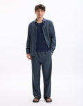 Latenco Navy Long Sleeves Shirt Celio