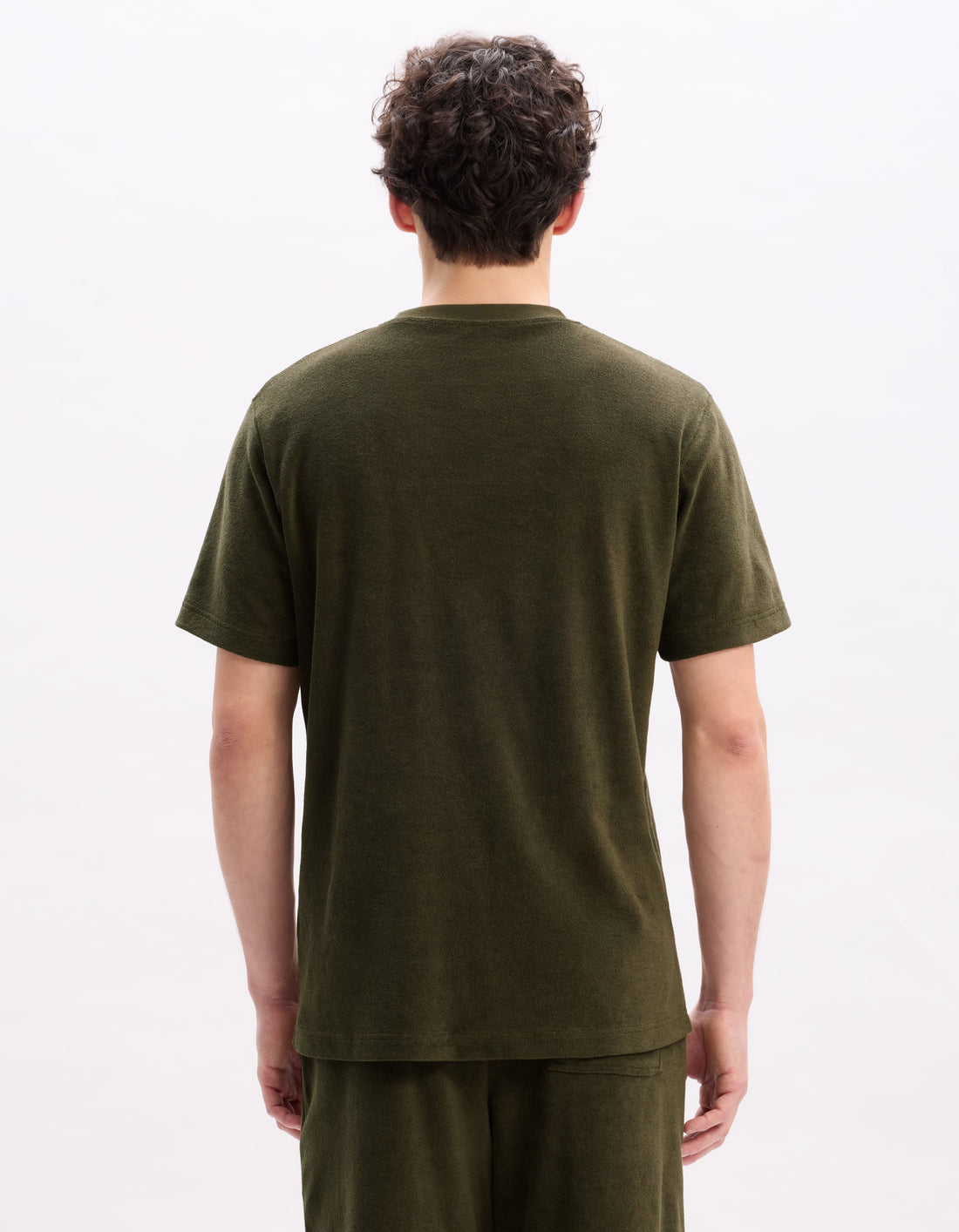 Lespongi Real Khaki Short Sleeves Tshirt Celio