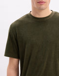 Lespongi Real Khaki Short Sleeves Tshirt Celio