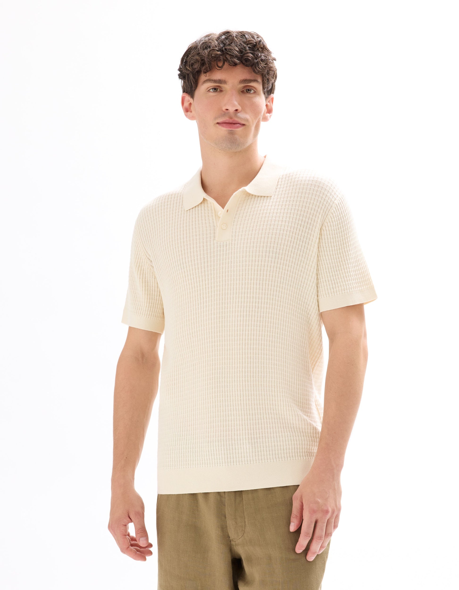 MEGREG ECRU SS POLO Celio