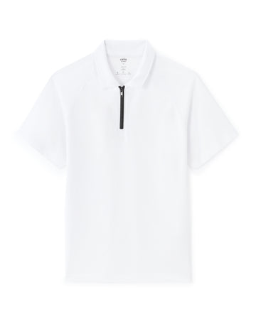 MECOOL Short sleeves Polo-optical white
