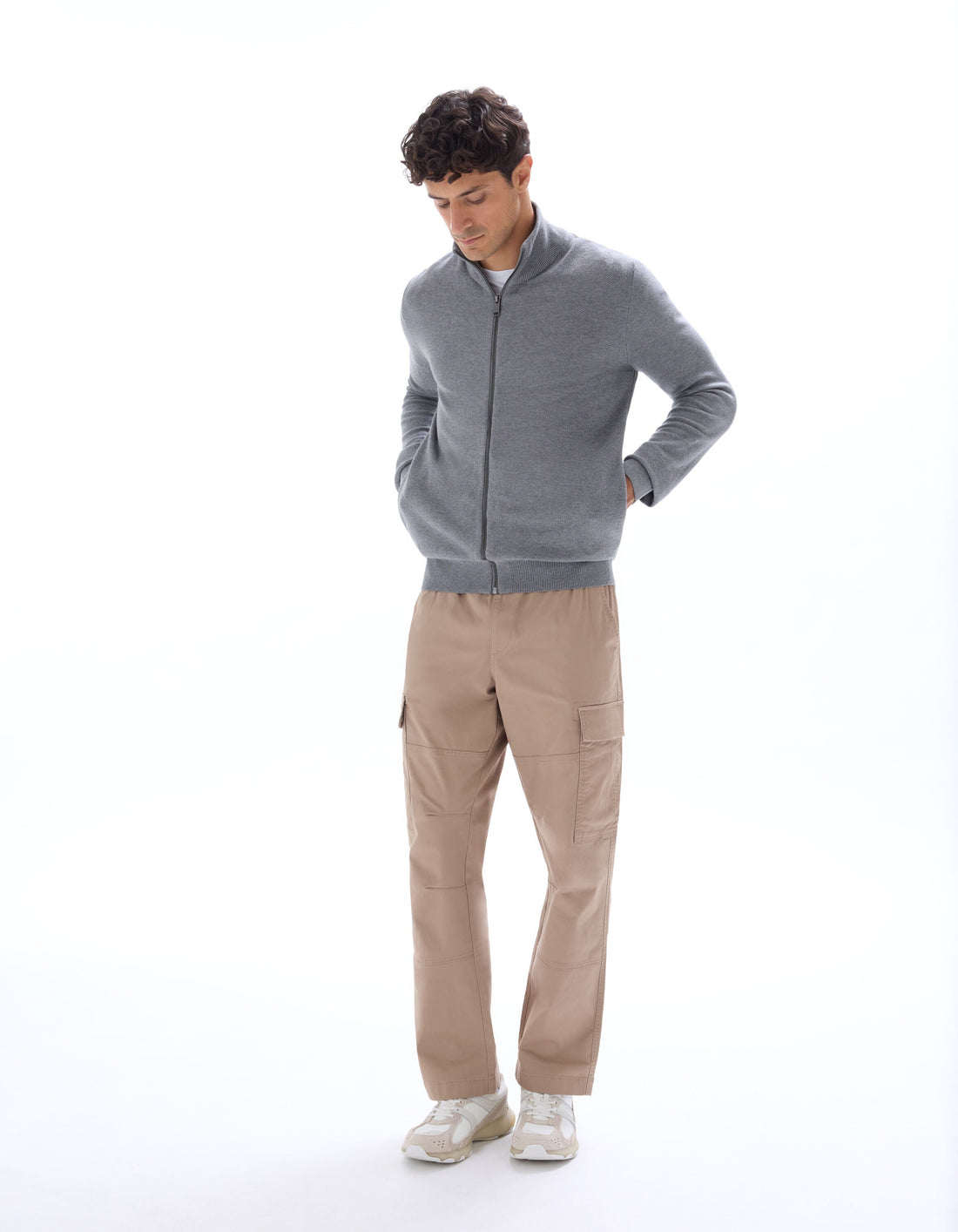 Mocadroi Beige Clair Cargo Pant Celio