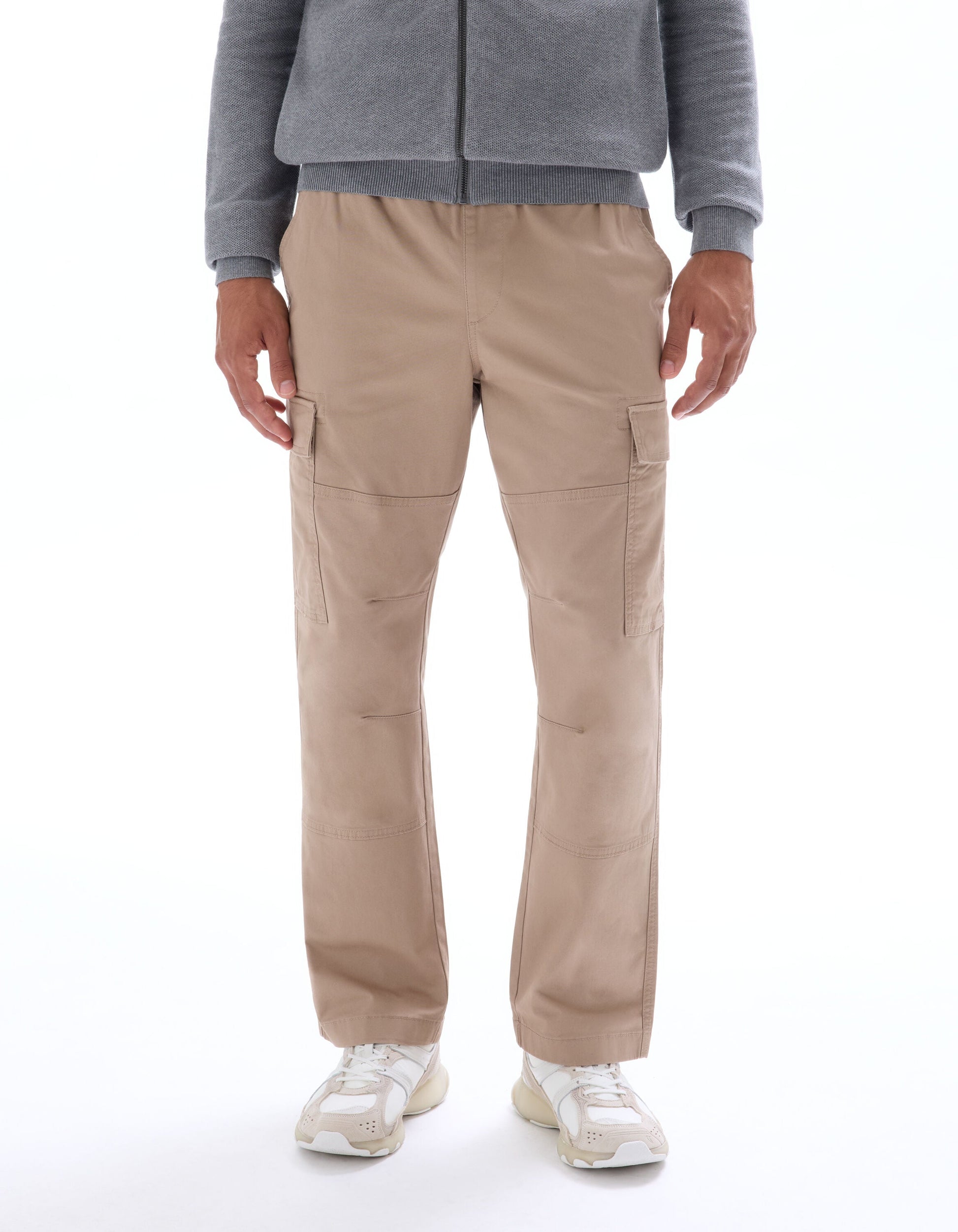 Mocadroi Beige Clair Cargo Pant Celio