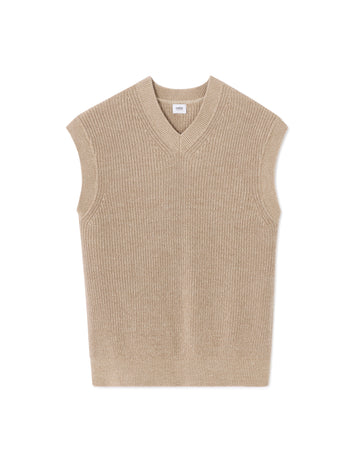 Meausti Beige Humus Crew Neck Jumper