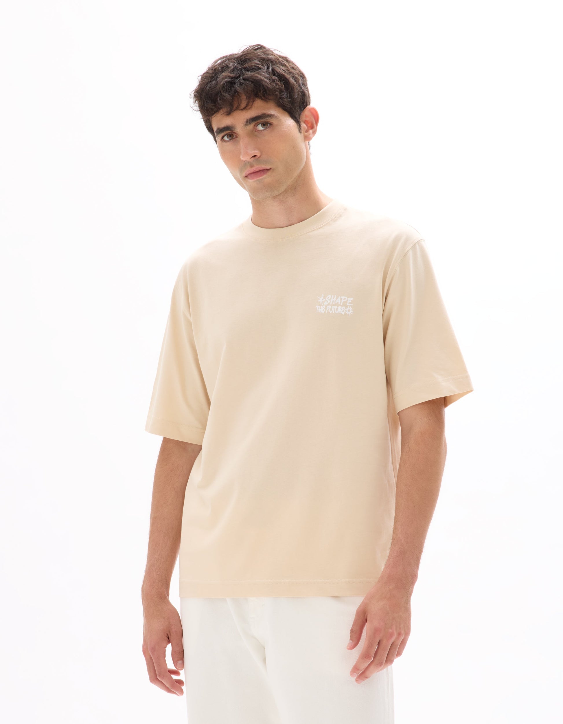 MEXGRAFI BEIGE SS TSHIRT Celio