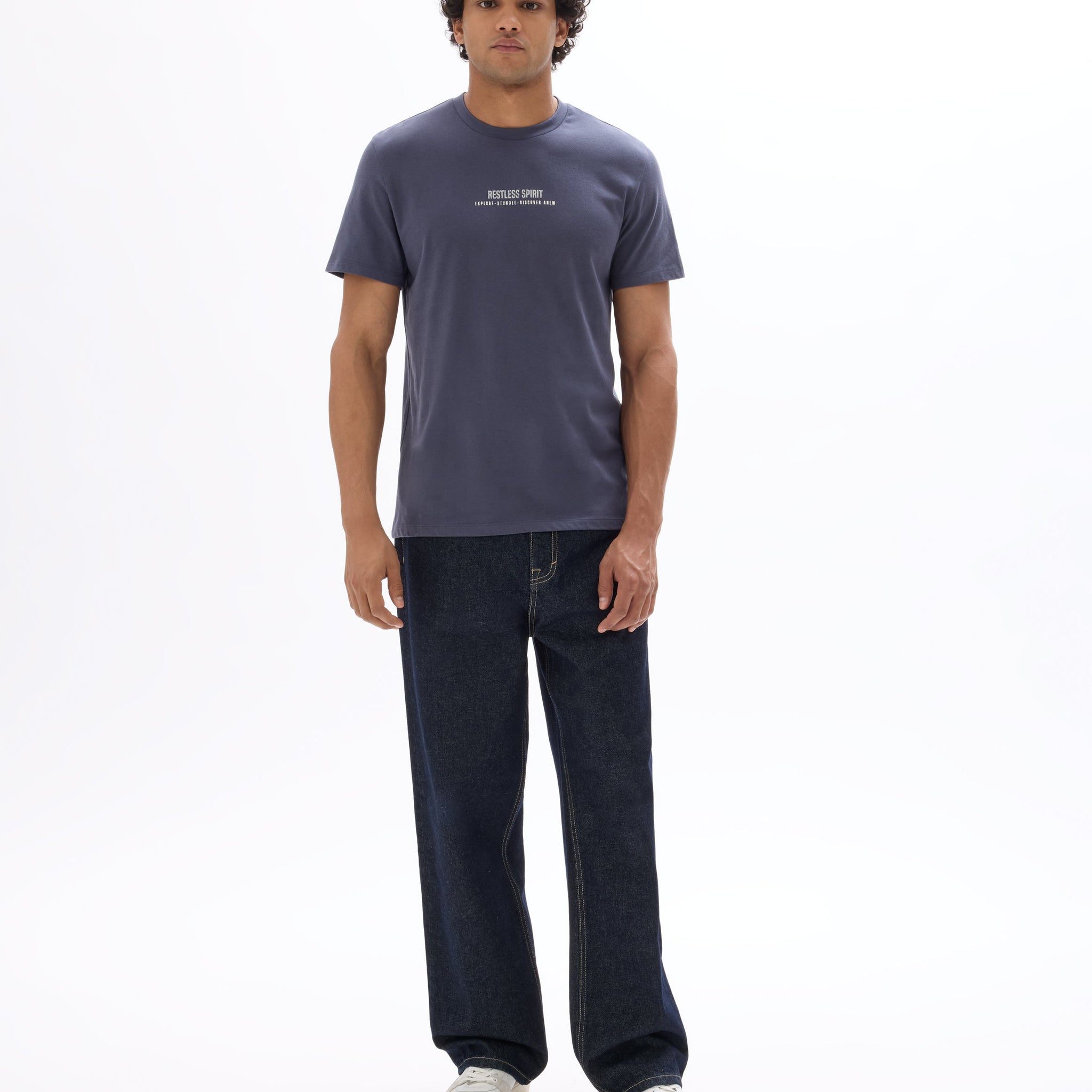 MEXWORD NAVY BLUE 02 SS TSHIRT Celio