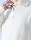 Lmechamk9 Off White Pull Over Celio