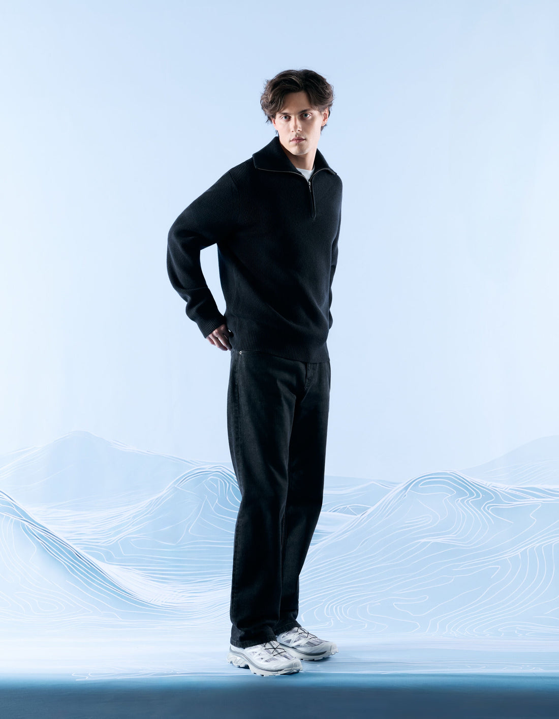 Lmechamk9 Black Pull Over Celio