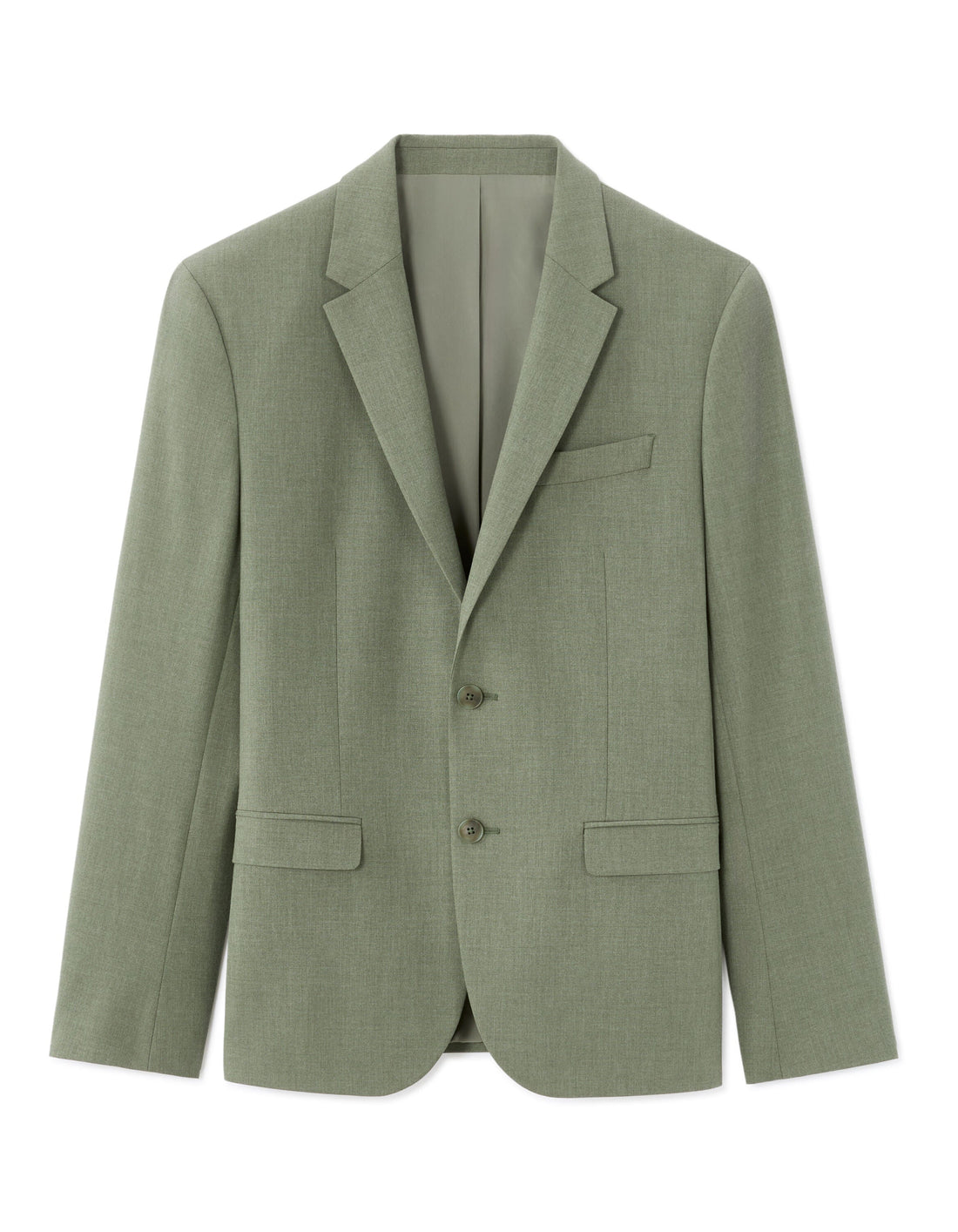 Light Green Slim Fit Bi-Stretch Suit Jacket Celio