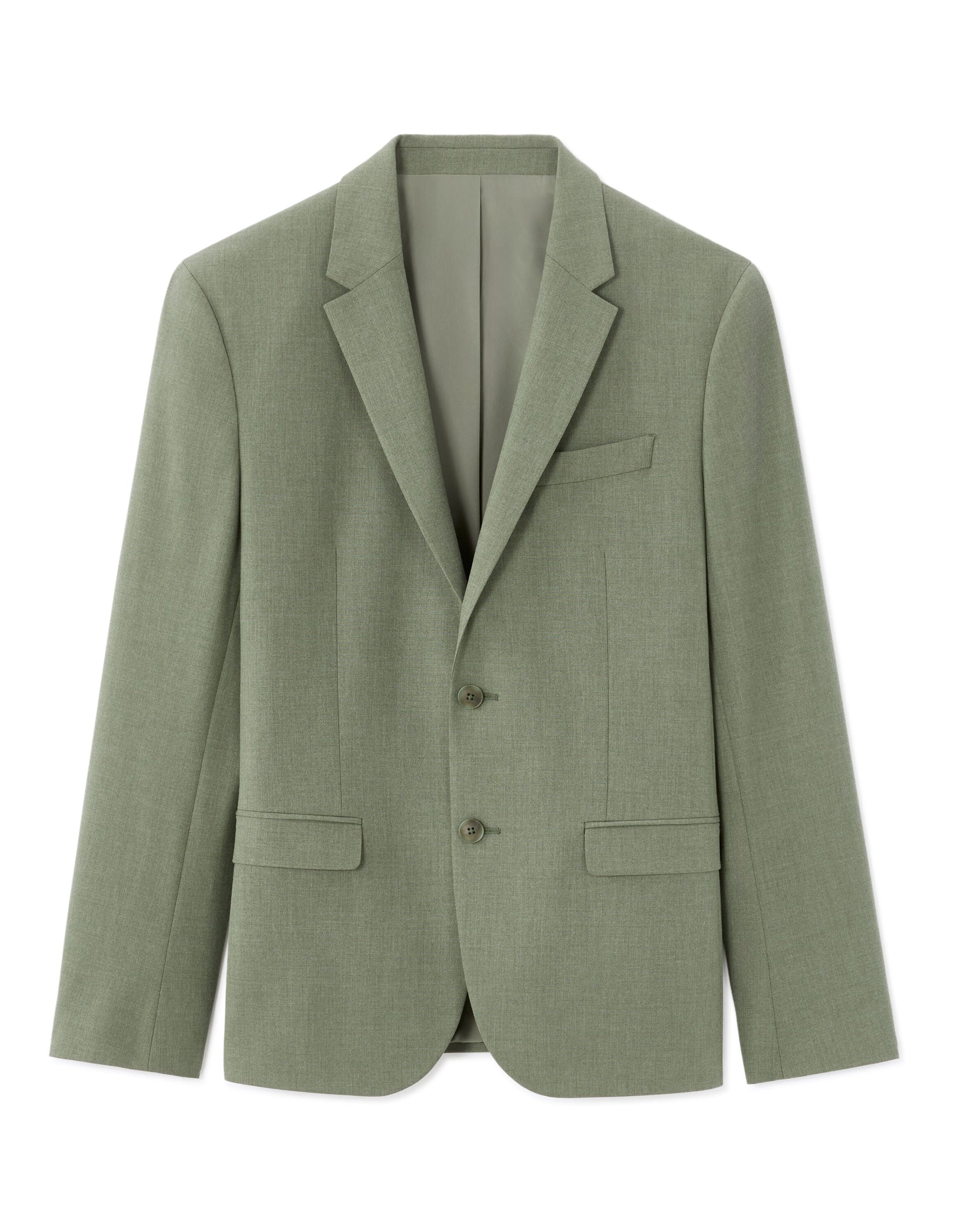 Light Green Slim Fit Bi-Stretch Suit Jacket Celio