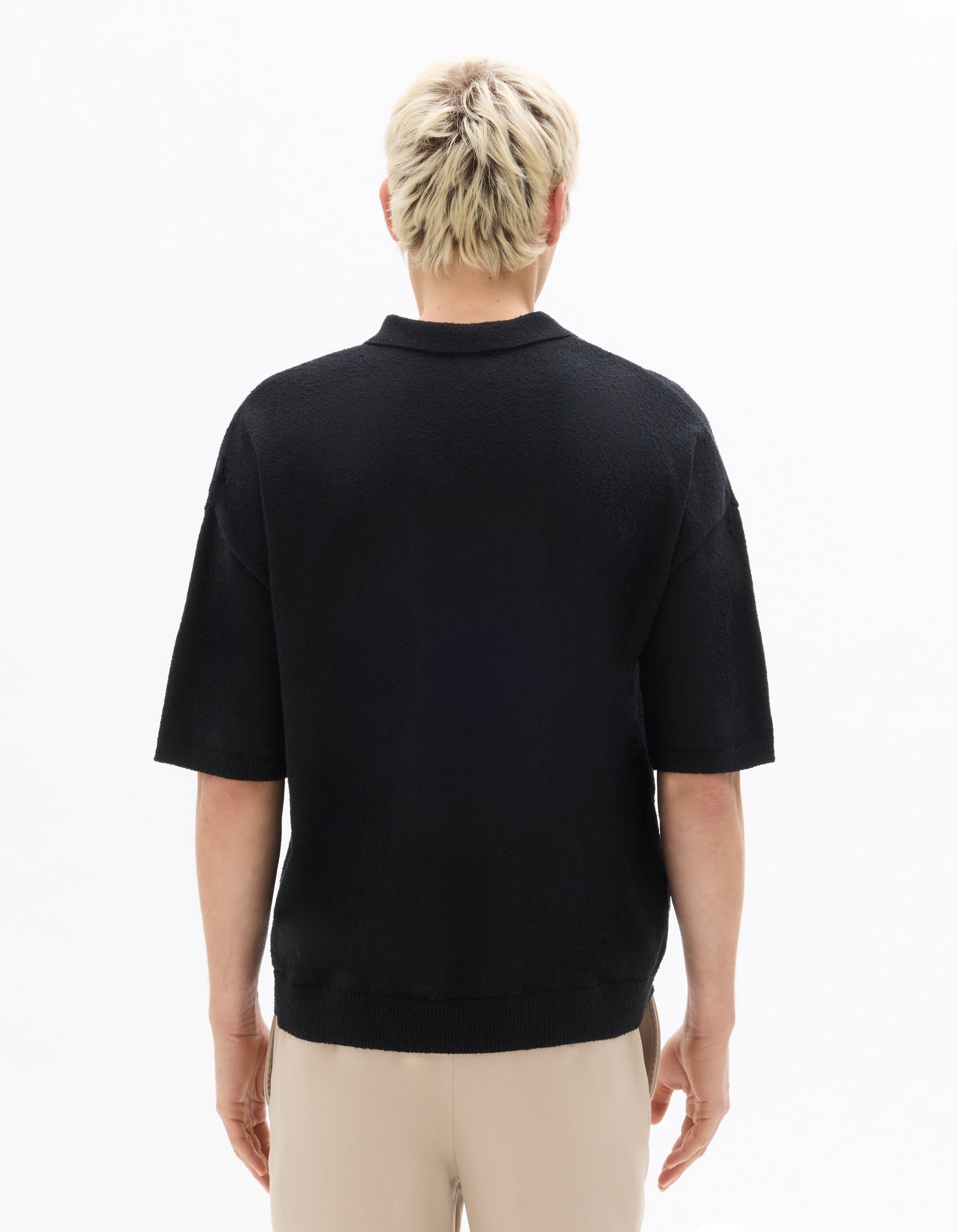 Nebouclet Black Short Sleeves Polo Celio