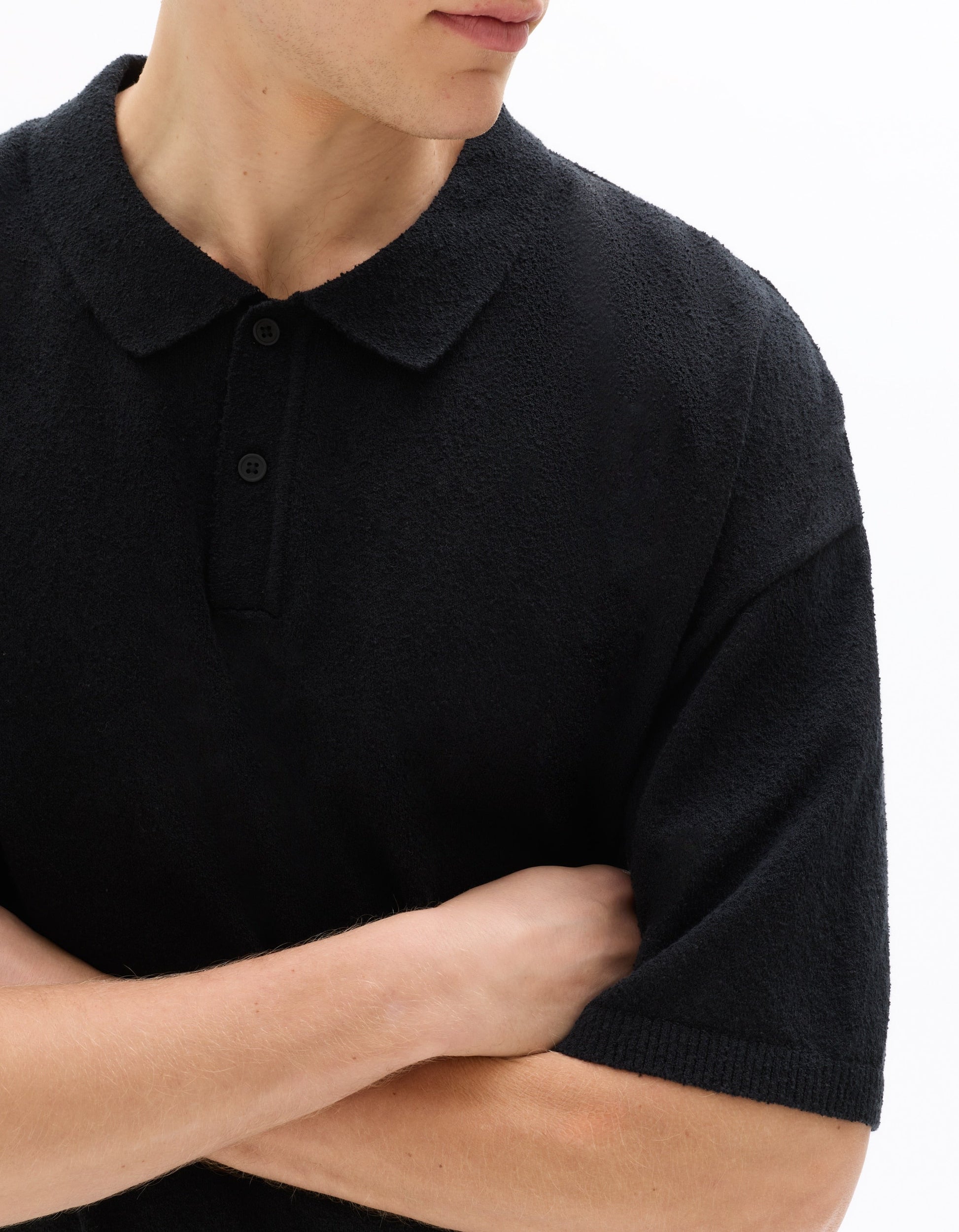Nebouclet Black Short Sleeves Polo Celio