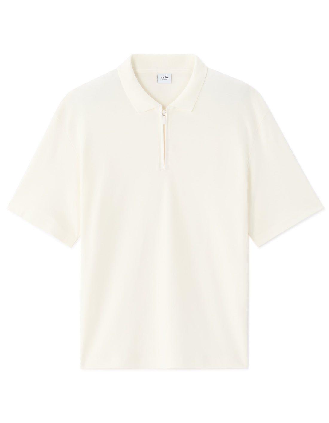 Nessimo White Short Sleeves Polo Celio