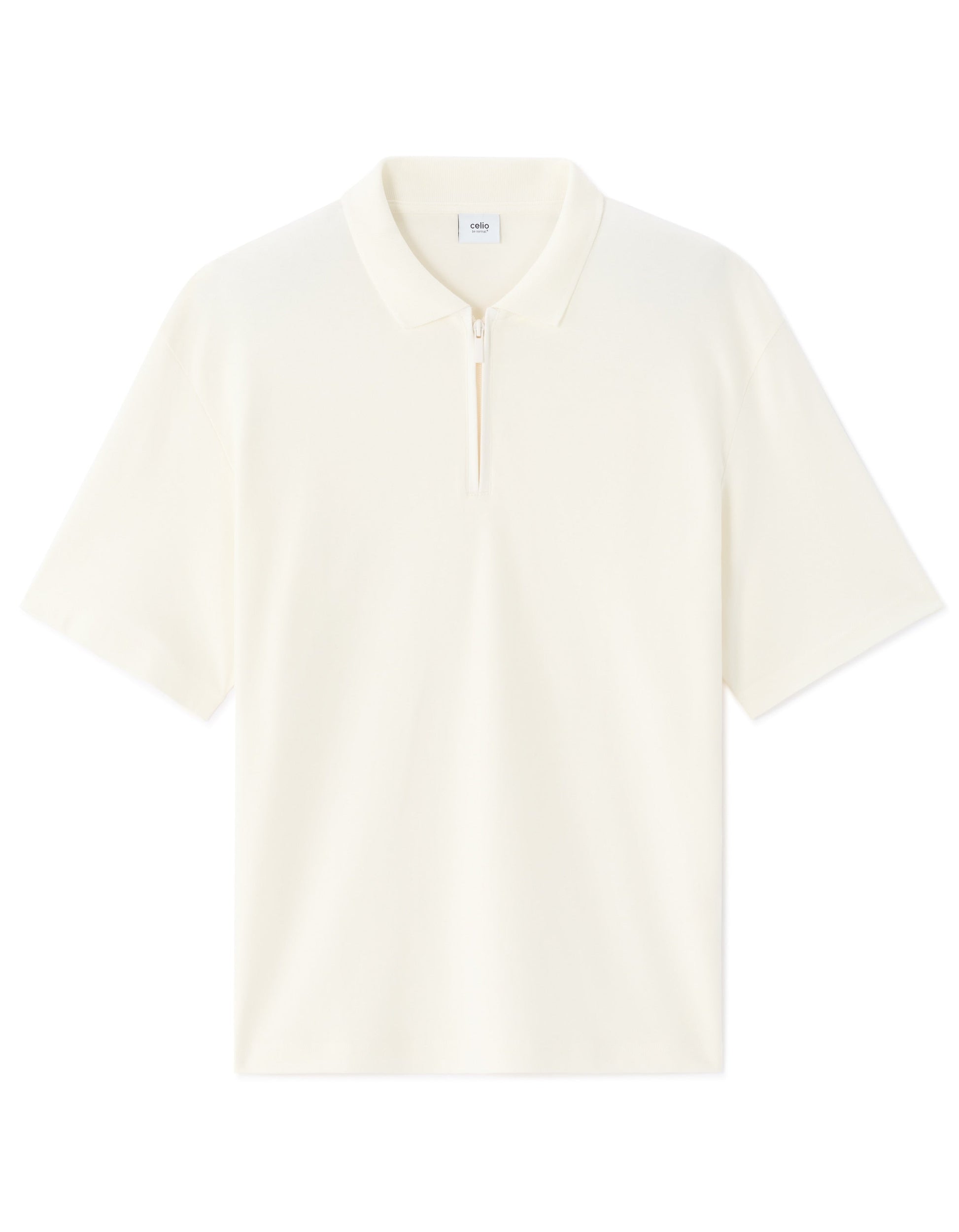 Nessimo White Short Sleeves Polo Celio