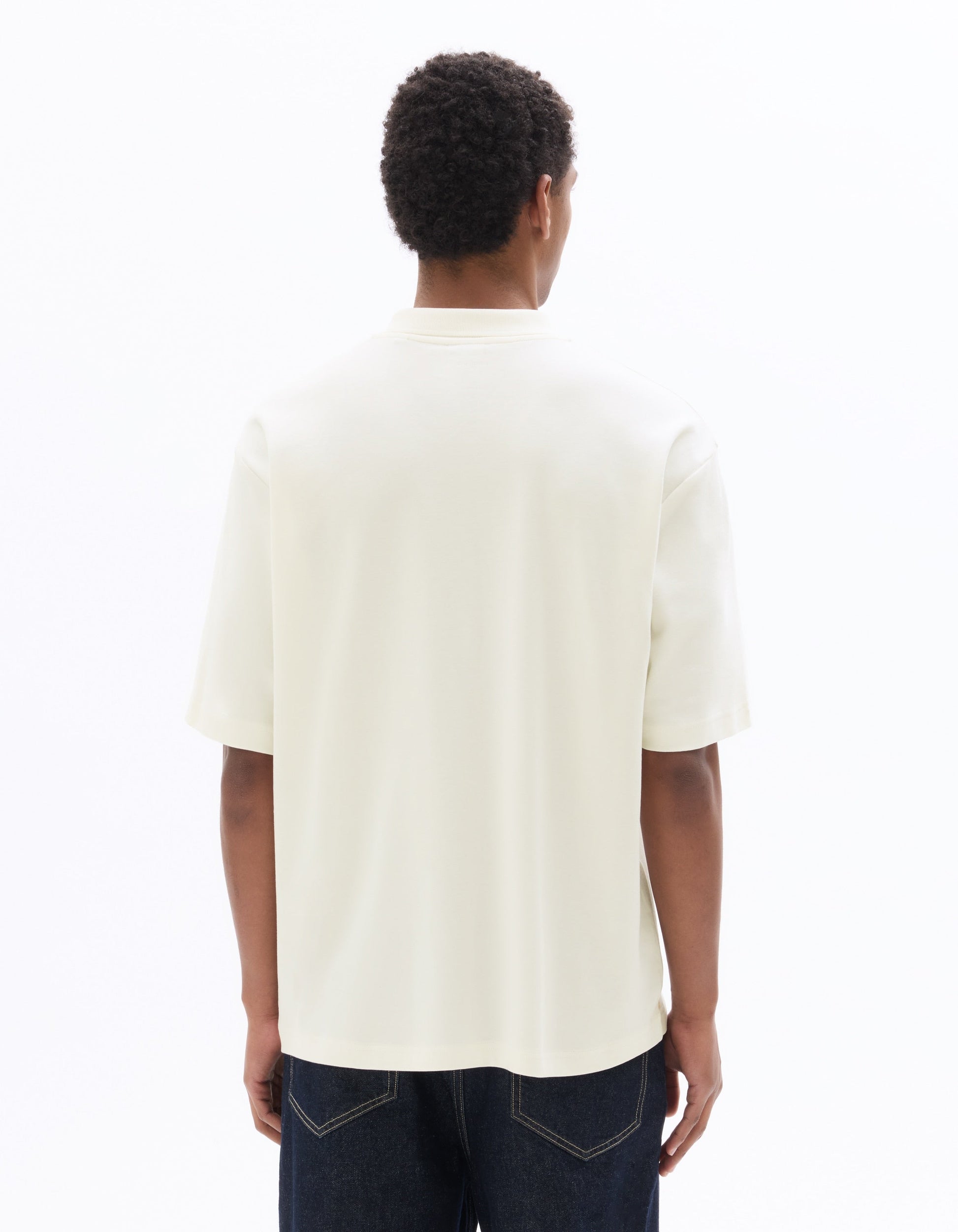 Nessimo White Short Sleeves Polo Celio