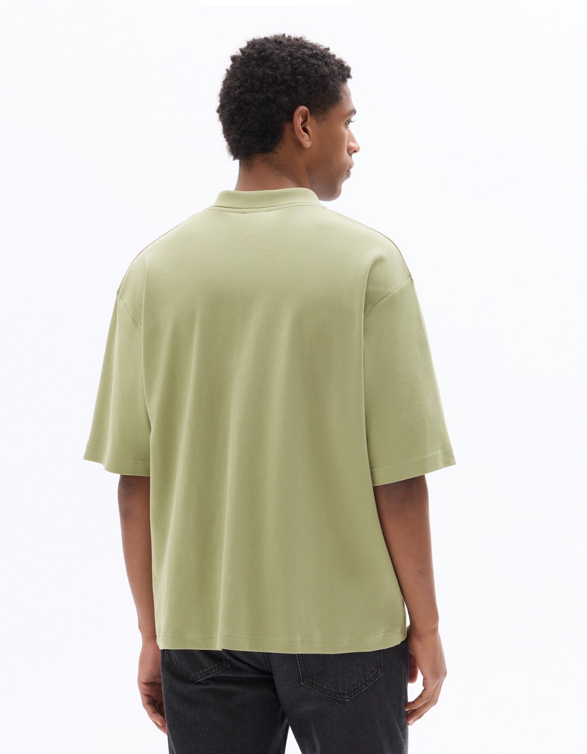 Nessimo Green Short Sleeves Polo Celio