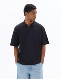 Nessimo Black Short Sleeves Polo Celio