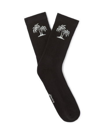 Thigh-High Palm Print Socks Celio