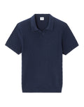 Necable Navy Short Sleeves Polo Celio
