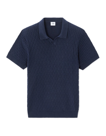 Necable Navy Short Sleeves Polo Celio