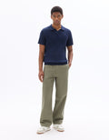 Necable Navy Short Sleeves Polo Celio