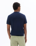 Nenur Navy Short Sleeves Polo Celio