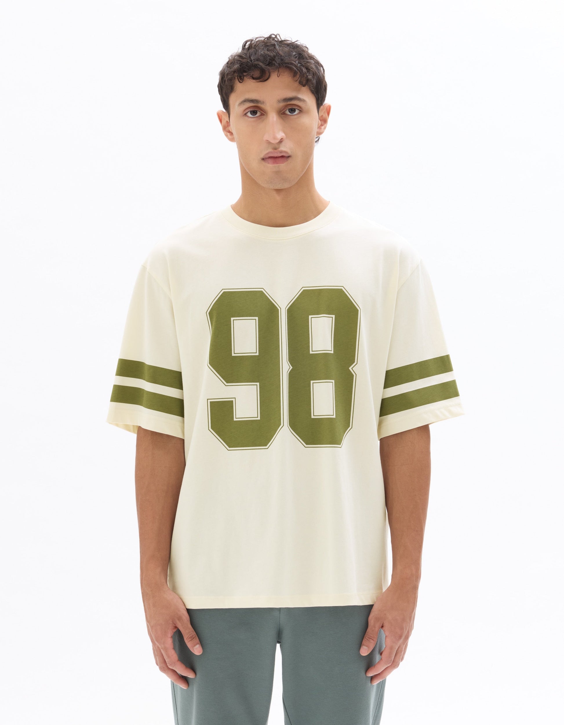 Nexso Ecru Short Sleeves Tshirt Celio