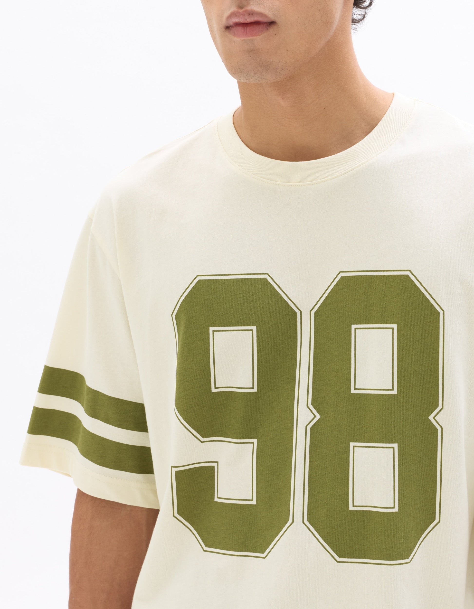 Nexso Ecru Short Sleeves Tshirt Celio