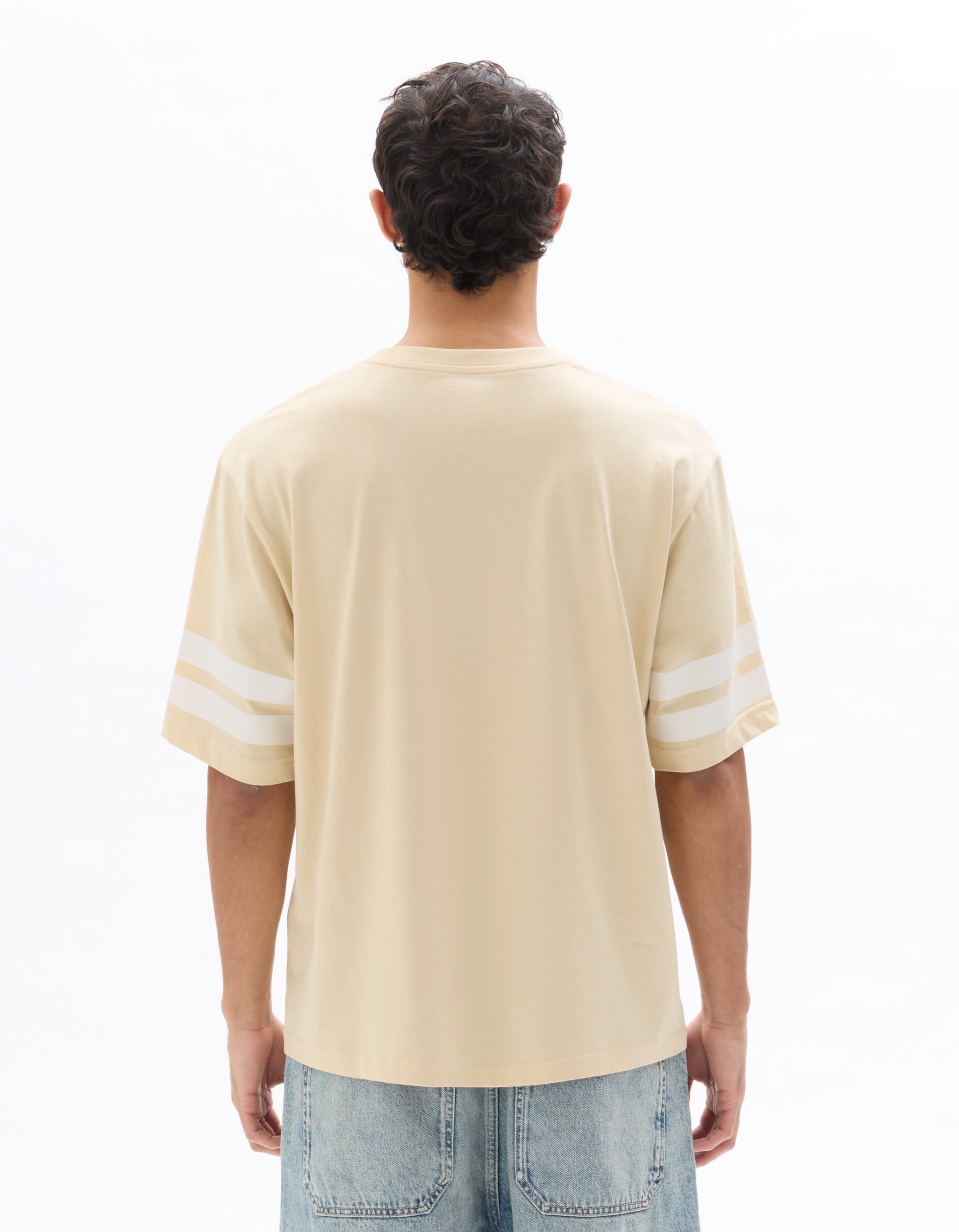 Nexso Beige Short Sleeves Tshirt Celio