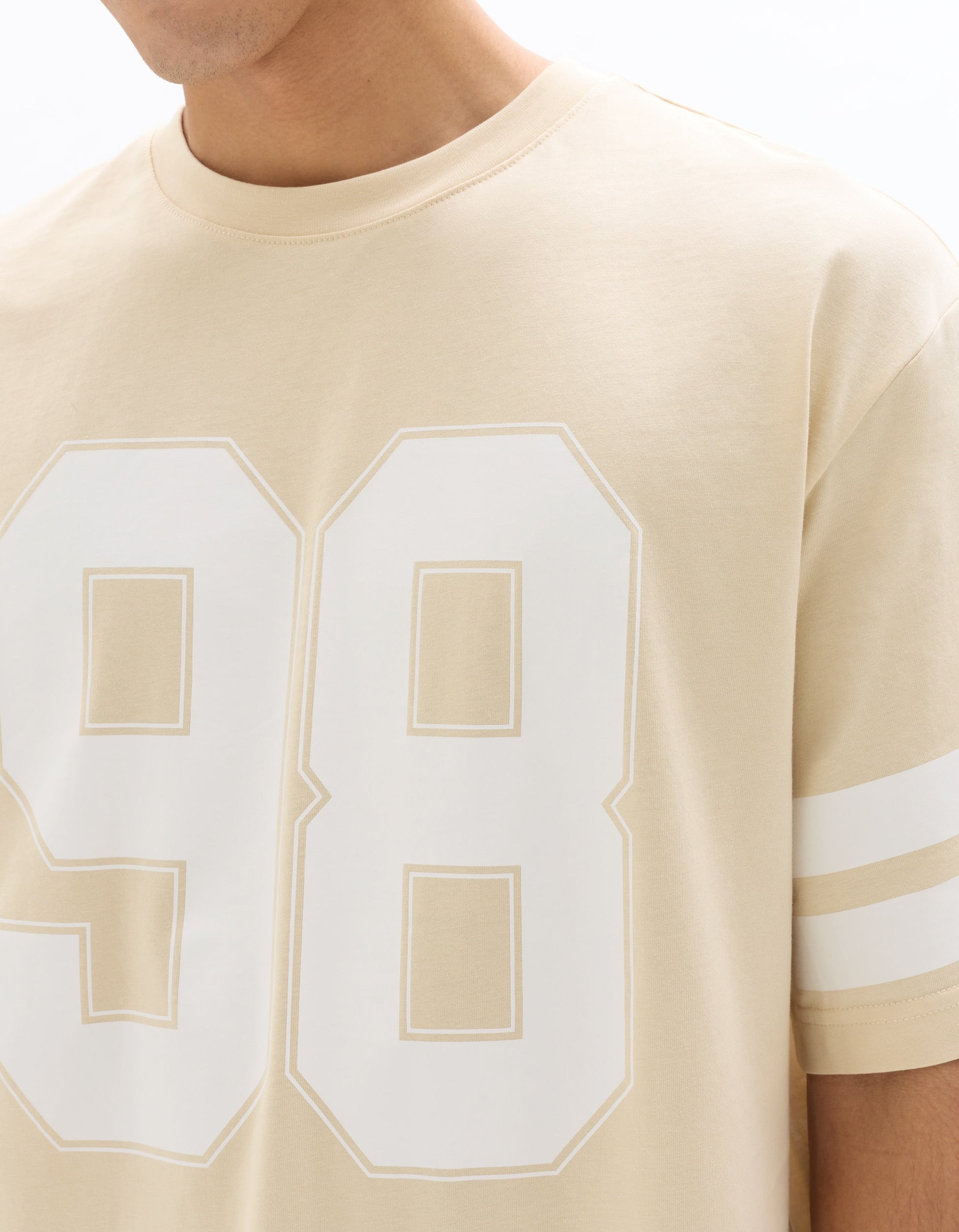 Nexso Beige Short Sleeves Tshirt Celio