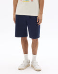 Textured 100% Cotton Bermuda Shorts Celio