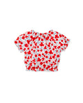 Red blouse KHABBAZ