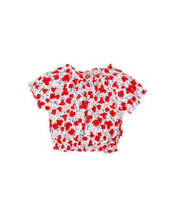Red blouse KHABBAZ